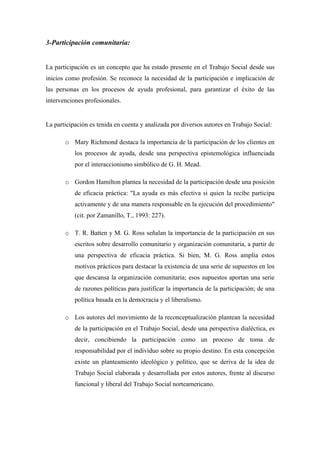 Tema3 modelos de intervencion en trabajo social esther raya | PDF
