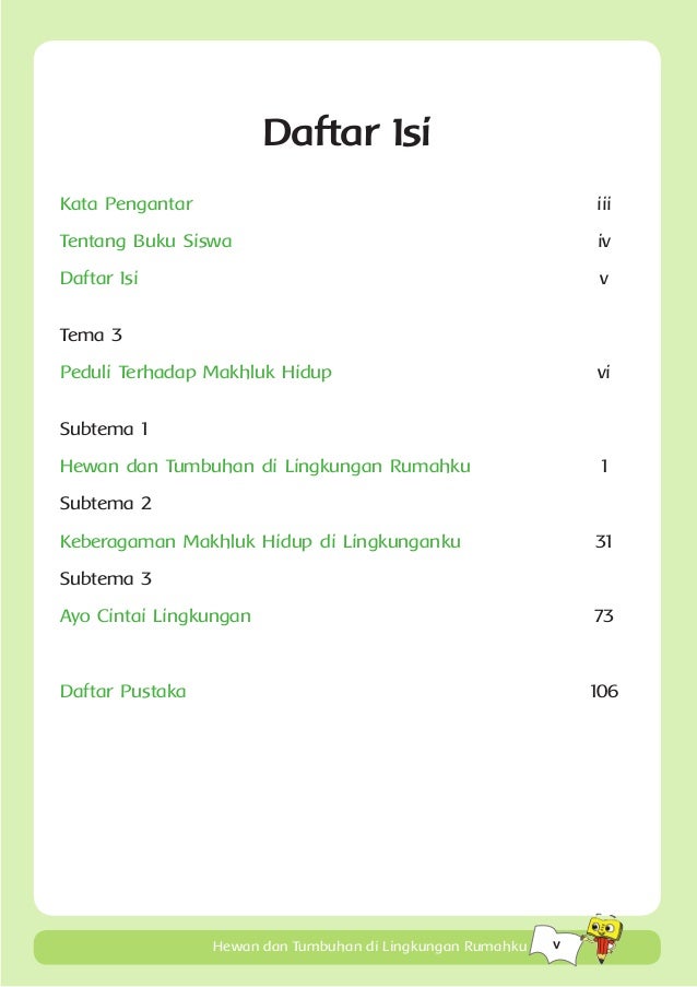 Tema 3, peduli terhadap makhluk hidup kurikulum 2013-bse 
