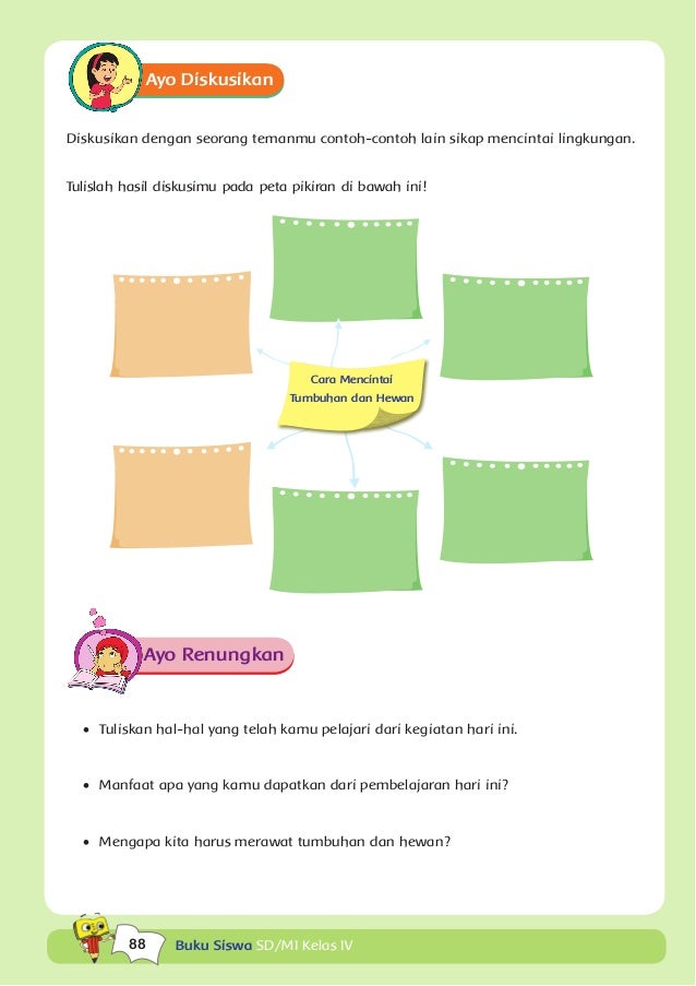 Tema 3, peduli terhadap makhluk hidup kurikulum 2013bse