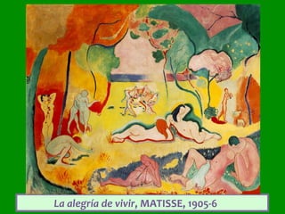 La	alegría	de	vivir,	MATISSE,	1905-6	
 