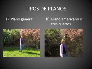 Tipos de planosPlano generalPlano americano o tres cuartos