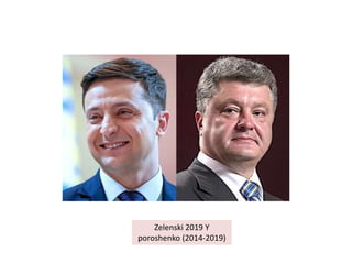 Zelenski 2019 Y
poroshenko (2014-2019)
 