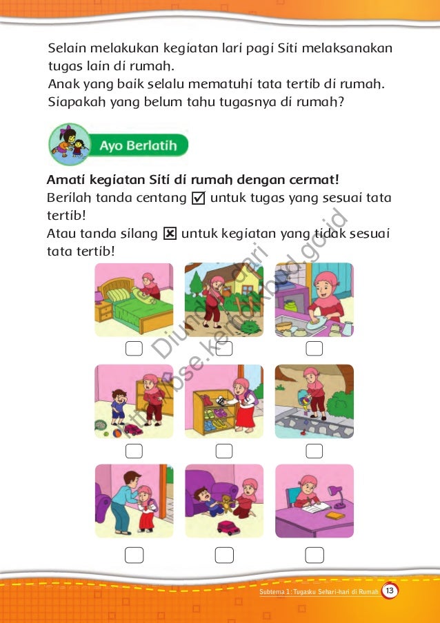 Tema 3 tugasku sehari hari (buku siswa)