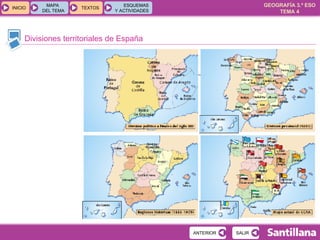 Divisiones territoriales de España 