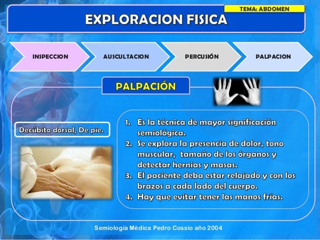 Tema 4. exploracion de abdomen