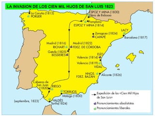 LA INVASION DE LOS CIEN MIL HIJOS DE SAN LUIS 1823 
 