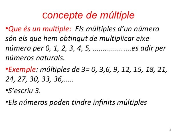 Quesqu Un Multiple – Diviseurs et multiples – MSBN