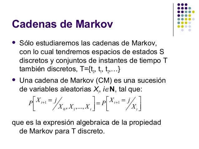Cadenas de Markov