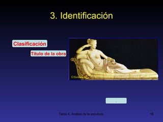 3. Identificación Clasificación Título de la obra . 