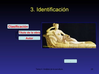 3. Identificación Clasificación Título de la obra Autor . 