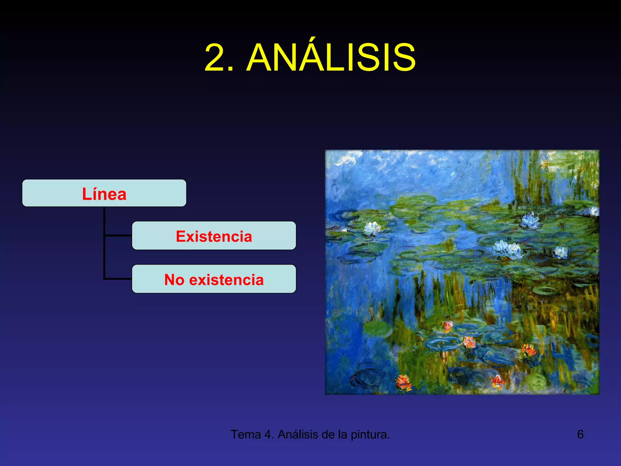 2. ANÁLISIS Línea Existencia No existencia