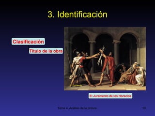 3. Identificación Clasificación Título de la obra El Juramento de los Horacios 
