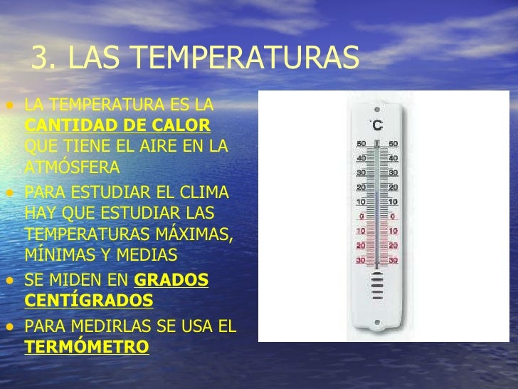 Tema 4 El Tiempo Y El Clima
