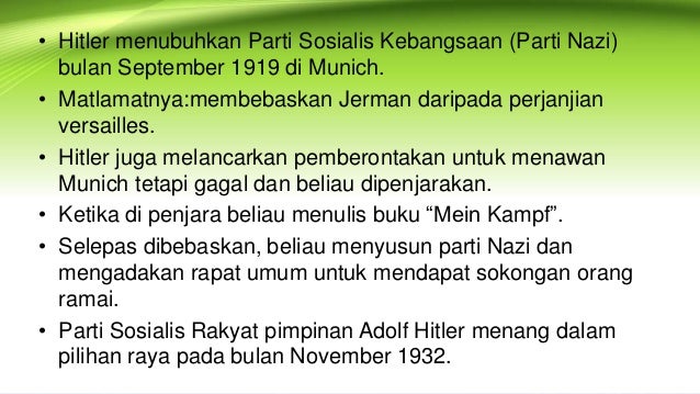 Faktor Kesan Perang Dunia Kedua