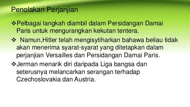 Faktor Kesan Perang Dunia Kedua