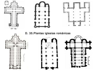 D. 35.Plantas iglesias románicas
 
