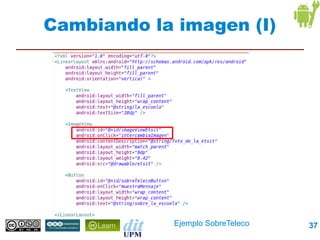 Ejemplo SobreTeleco 37
Cambiando la imagen (I)
 