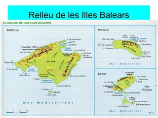 Relleu de les Illes Balears
 