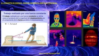 ©Luis Arrufat Horcajuelo 2019
4.1 CONCEPTO DE ENERGÍA. ENERGÍA MECÁNICA, CINÉTICA Y POTENCIAL. .
 