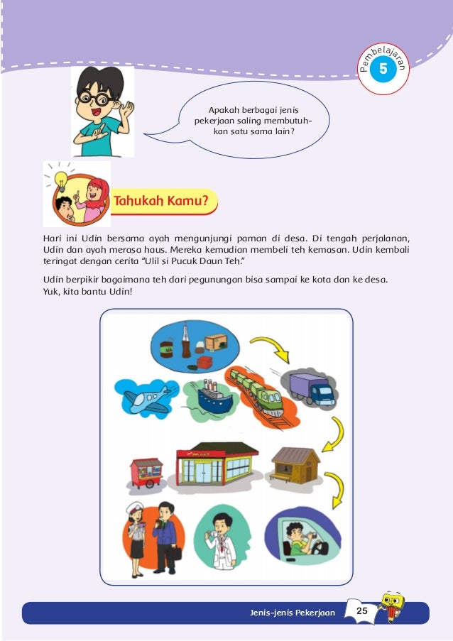 Tema 4 Berbagai Pekerjaan Kurikulum 2013bse Kelas 4 Sd