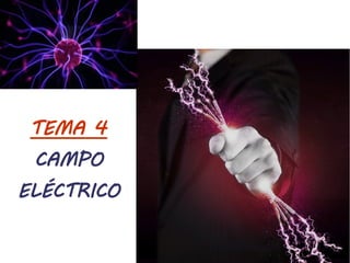 TEMA 4
CAMPO
ELÉCTRICO
 