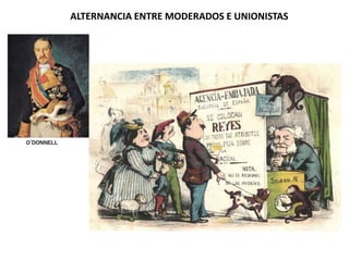 ALTERNANCIA ENTRE MODERADOS E UNIONISTAS
 