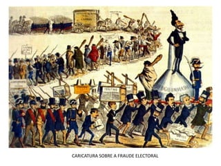 CARICATURA SOBRE A FRAUDE ELECTORAL
 