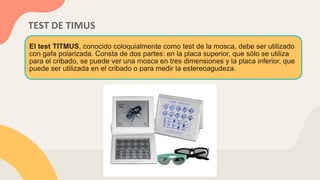 Timus Test ESTEREOPSIS OCULAR O BINOCULARIDAD OCULAR | PDF