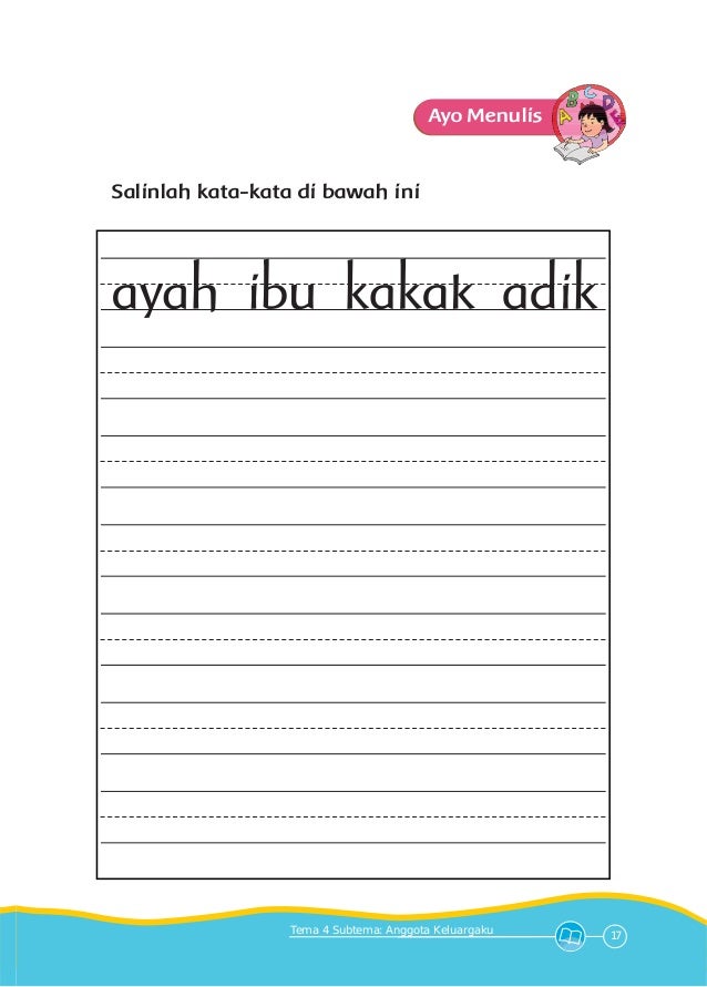 Tema 4, keluargaku (kelas 1)