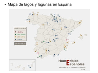 ●

Mapa de lagos y lagunas en España

 