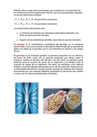 Tema 4 Leyes De Mendel Blog
