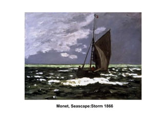 Monet, Seascape:Storm 1866 