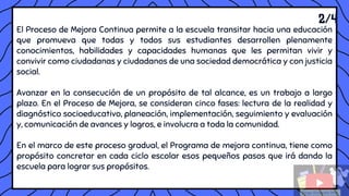 Programa de Mejora Continua para el Ciclo Escolar 2025-2026 ...