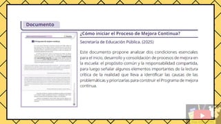 Programa de Mejora Continua para el Ciclo Escolar 2025-2026 ...
