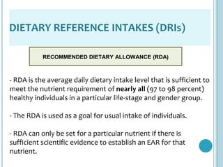Level 4 Rda Worksheets TEMA 4 RECOMMENDED INTAKES.pptx