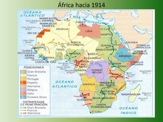 África hacia 1914
 