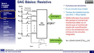 Tema_4_Transparencias dac ADC electrónica | PPTX
