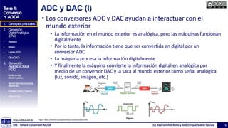 Tema_4_Transparencias dac ADC electrónica | PPTX