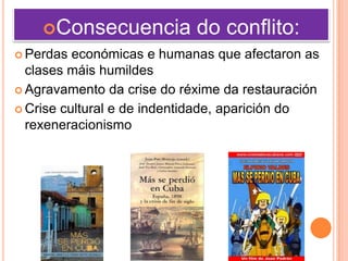  Dous únicos partidos alternándose no goberno: Quenda pacífica, bipartidismomanipulación das eleccións mediante fraude electoral (pucheirazo) e caciquismo 