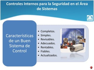 UNEG-AS 2012-Pres5: Controles internos para la seguridad en el área de ...