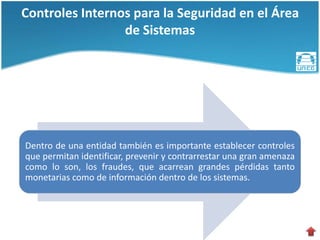 UNEG-AS 2012-Pres5: Controles internos para la seguridad en el área de ...