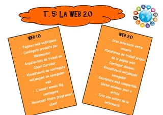 T. 5: LA WEB 2.0
 