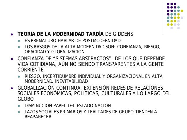 Tema 5. la modernidad, concepto y características
