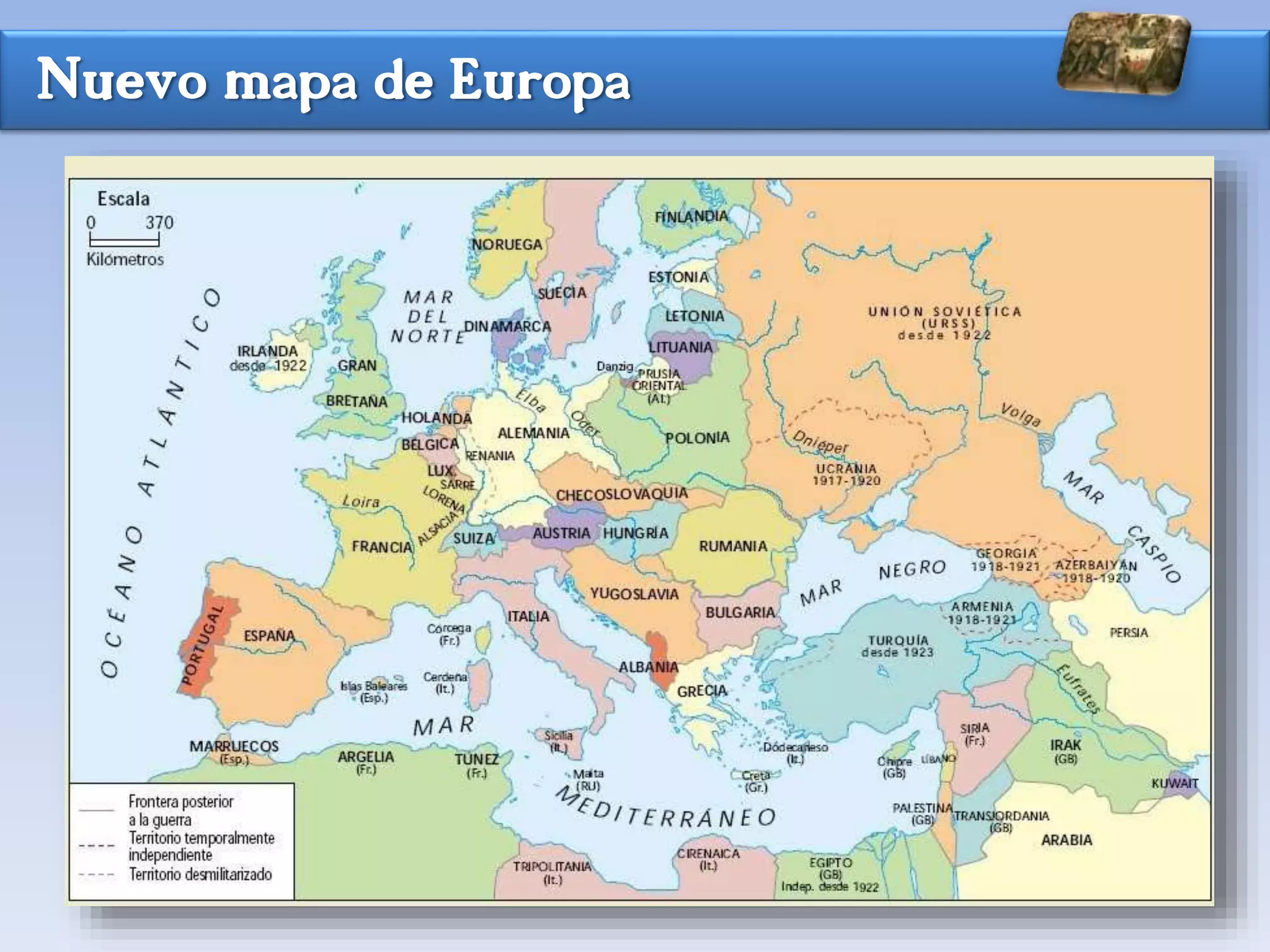 Nuevo mapa de Europa
 