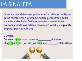 LA SINALEFA
 