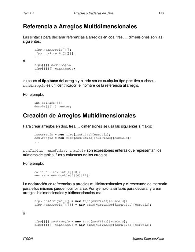 arreglos y cadenas en java tema 5 arreglos y cadenas por gio arreglos y cadenas en java tema 5 arreglos y cadenas por gio