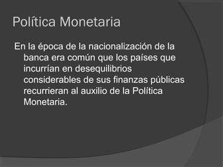 Nacionalización de la banca | PPT