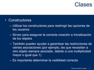 Tema 5 - Diseño orientado a objetos en Java | PDF
