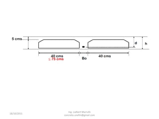 Ing. Lialbert Marrufo
18/10/2011
             concreto.unefm@gmail.com
 