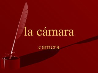 la cámara camera 
